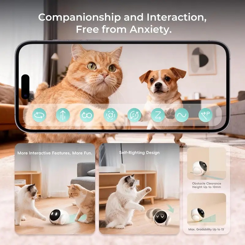 Câmera Robô Móvel para Animais - Home Security Robot avaliação e preço