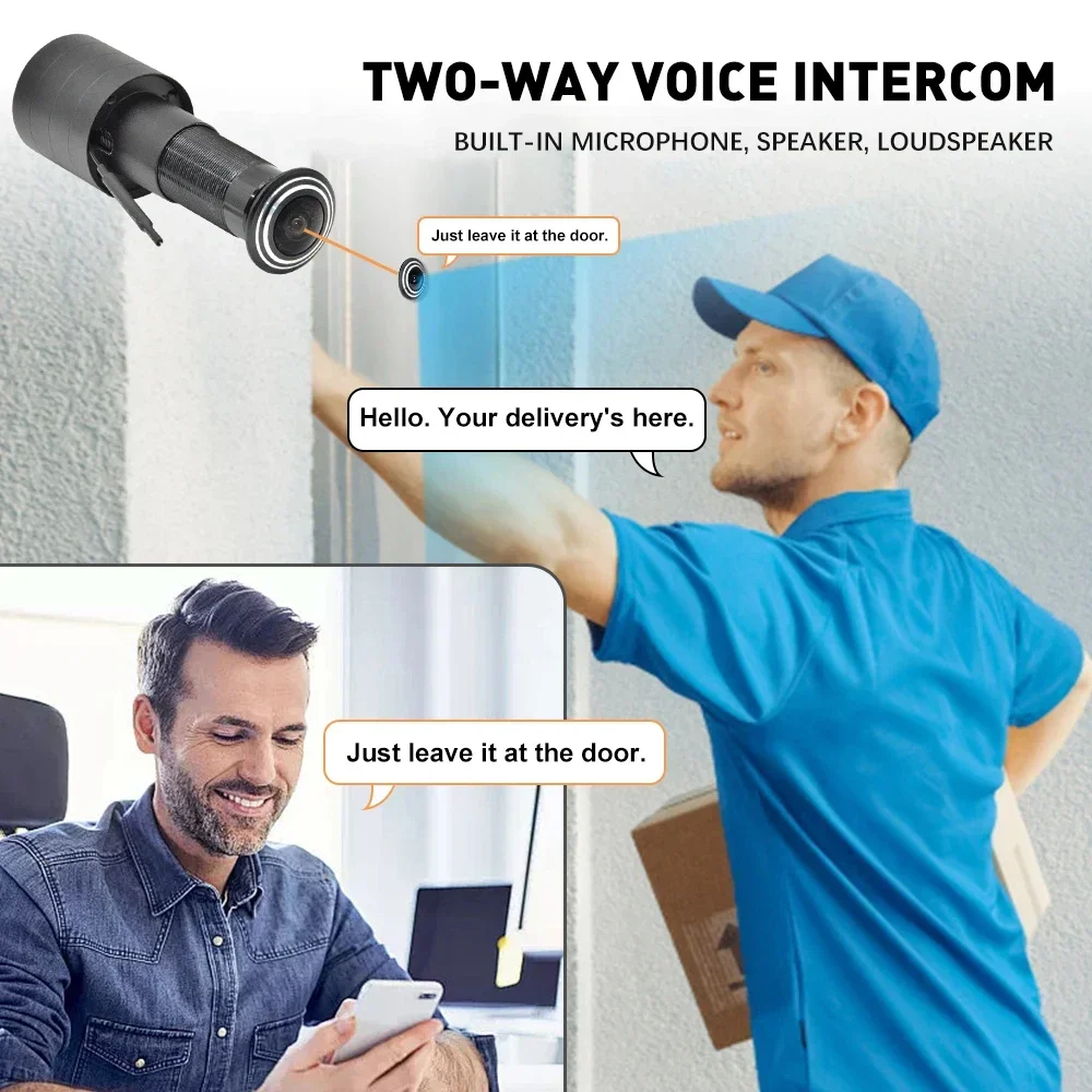 Câmera de Vídeo Inteligente PE - Home Security Front Door Camera avaliação e preço