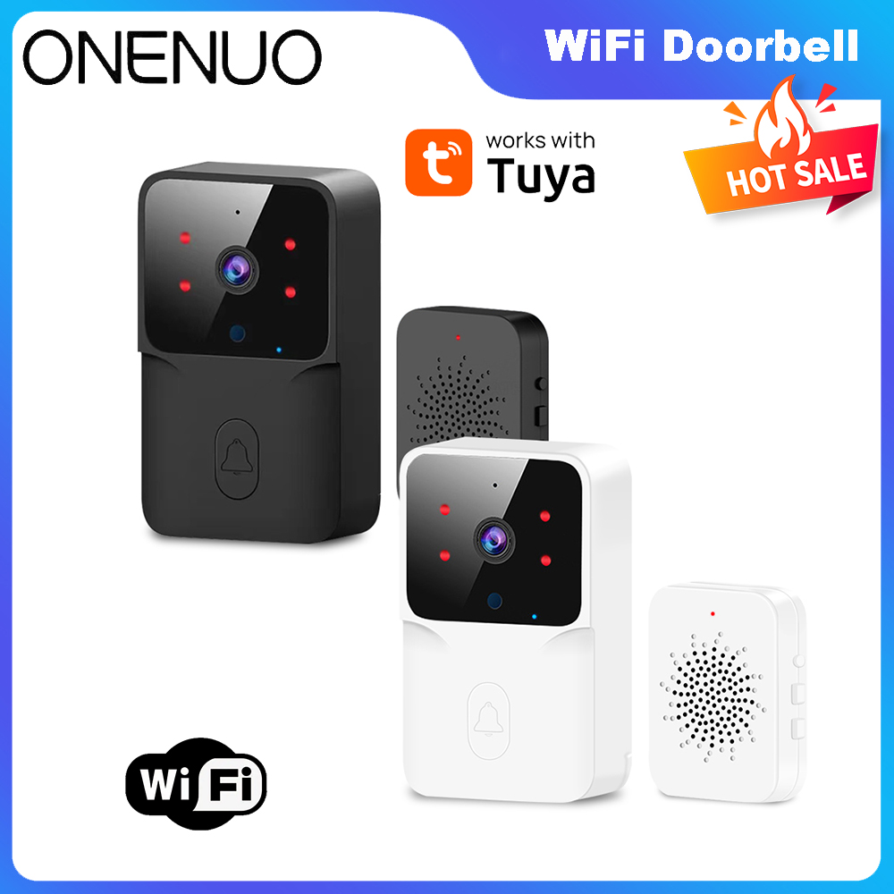 Tuya wi fi vídeo campainha sem - Home Security Front Door Camera avaliação e preço