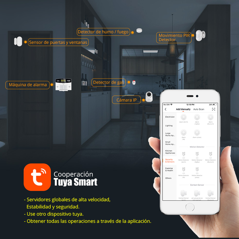 Fuers tuya kit sistema de alar - Home Security Front Door Camera avaliação e preço