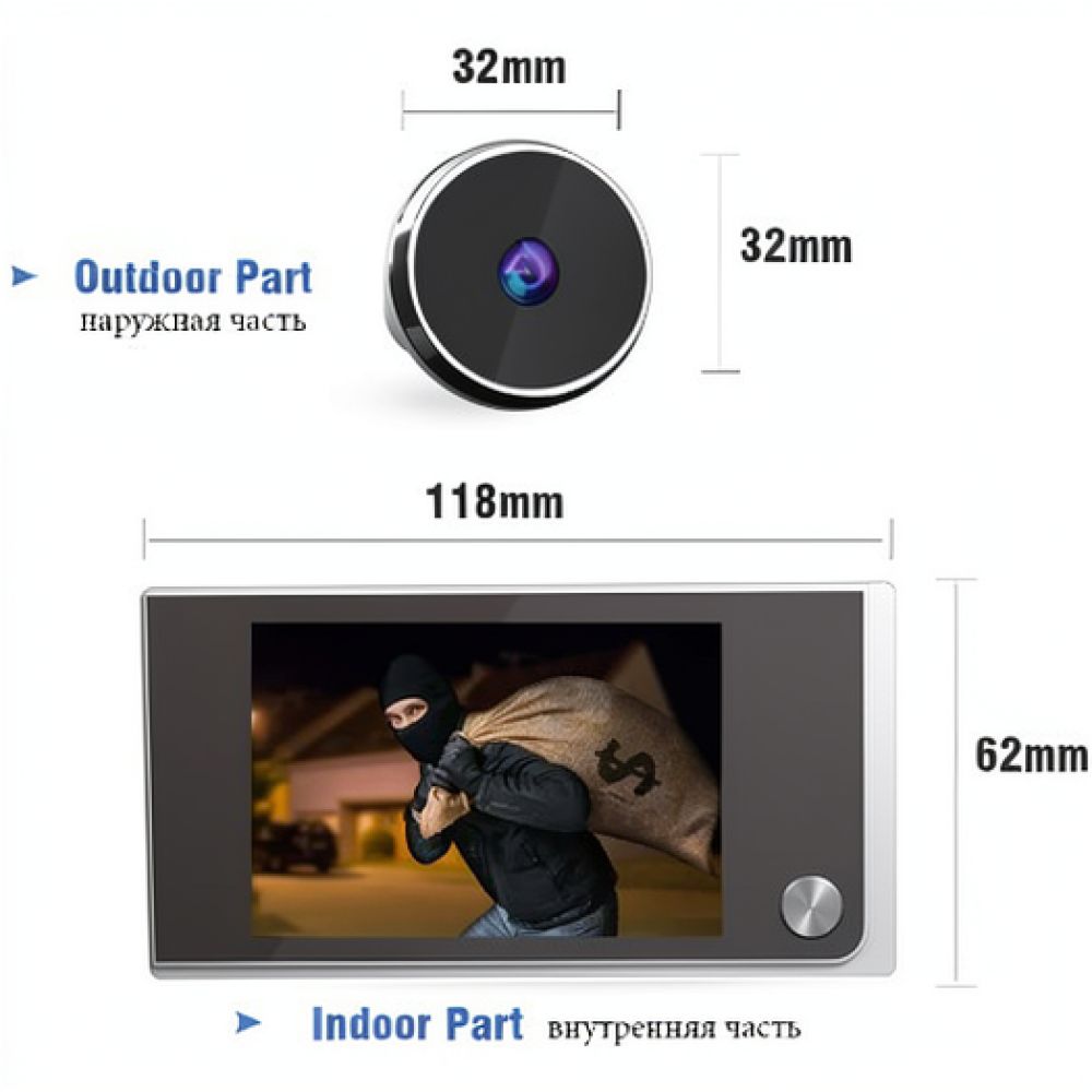 Sistema de monitorização com c - Home Security Front Door Camera avaliação e preço