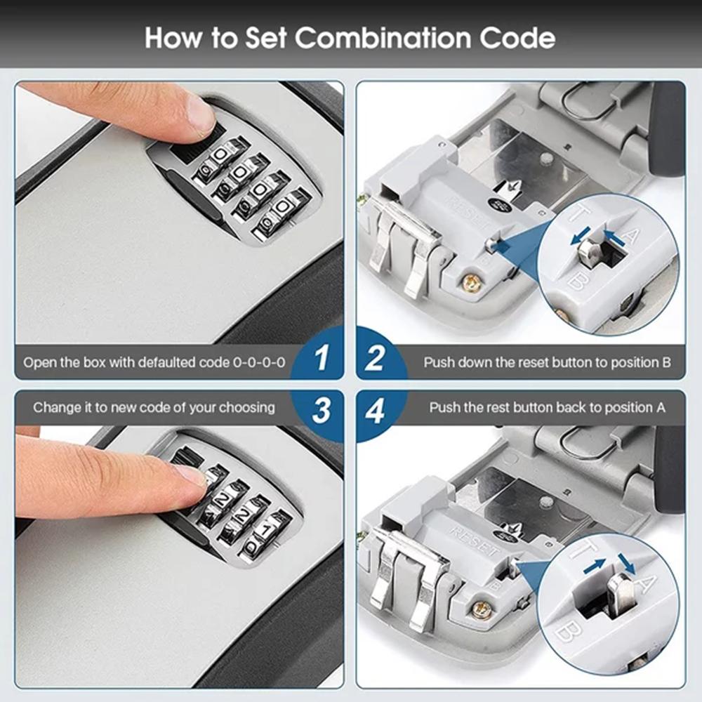 Wall-Mounted Key Storage Box P - Home Security Box avaliação e preço