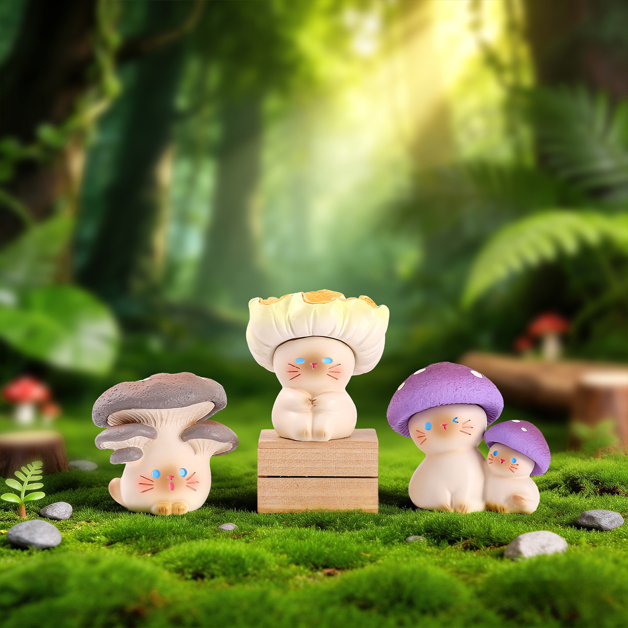 Caixa Surpresa Mushroom Meow,  - Home Security Box avaliação e preço