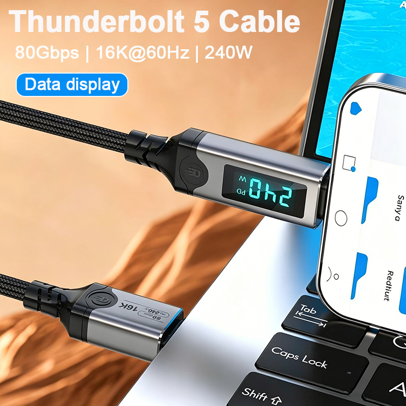 Cabo USB Tipo C PD240W com Car - Home Security Robots avaliação e preço