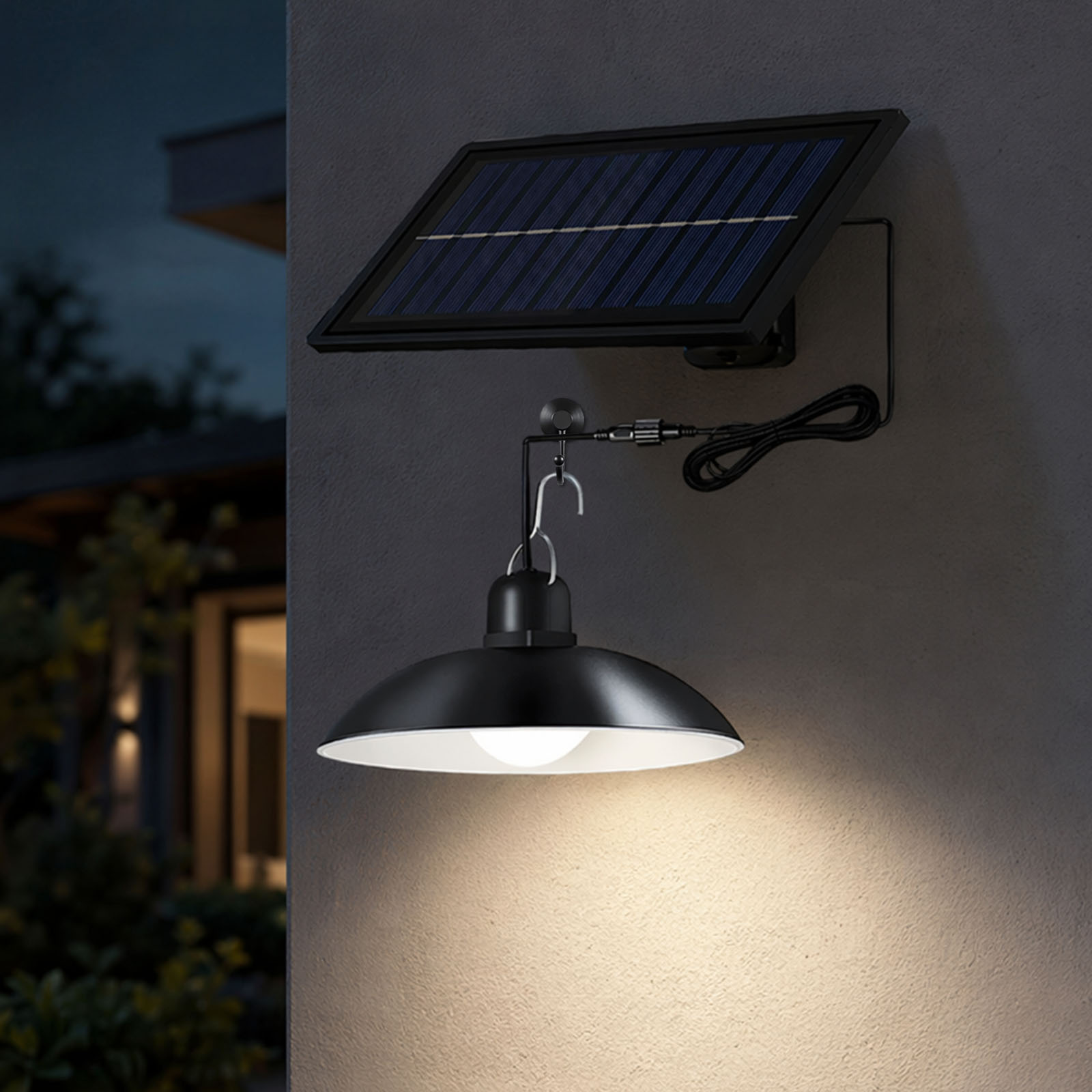 Luzes de Rua Solares para Exte - Home Security Flood Lights avaliação e preço