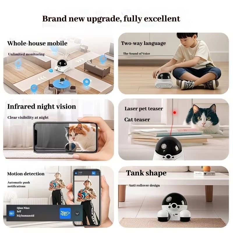 Novo Robô Inteligente para Ani - Home Security Robot avaliação e preço