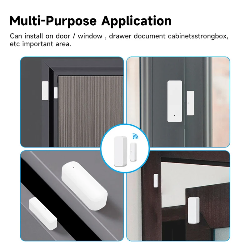 Tuya wifi sensor de porta inte - Sim Gsm Alarm avaliação e preço